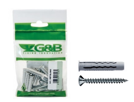 Kit 10 Tasselli Universali 6x30 C/vite 4,5x40
